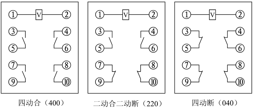 DZ-62/22內部接線圖