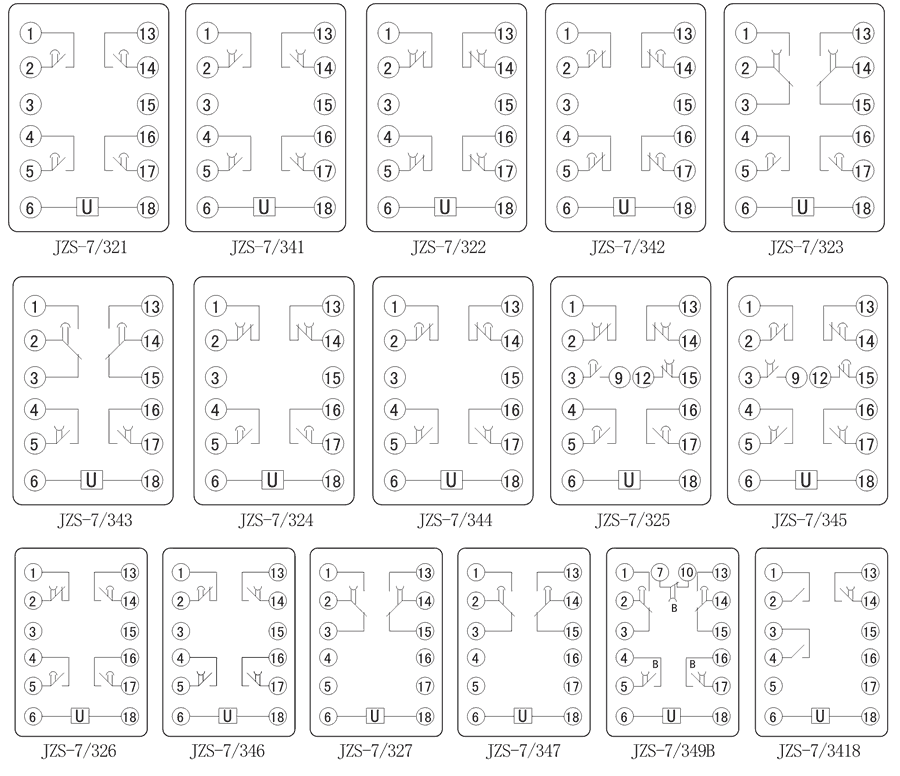 JZS-7/325內部接線圖