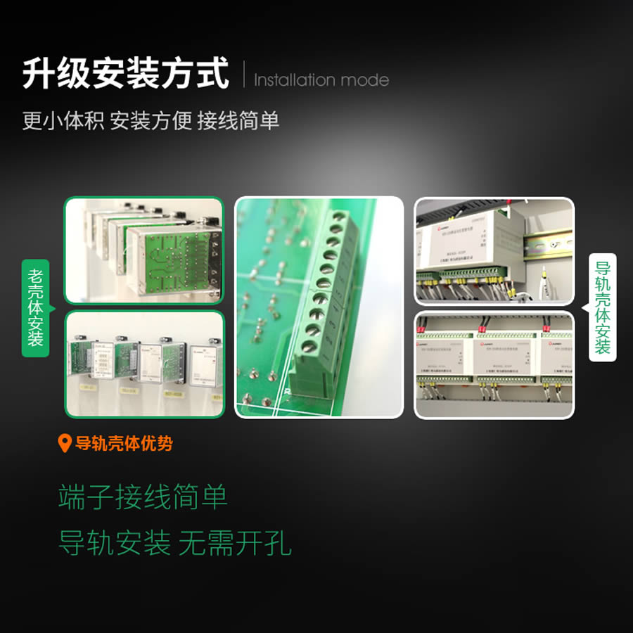 SRS-110VAC-8H-10A導軌安裝結構