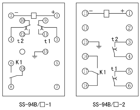 SS-94B/1-2內部接線圖