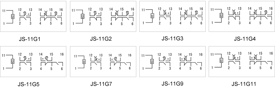 JS-11G5內部接線圖