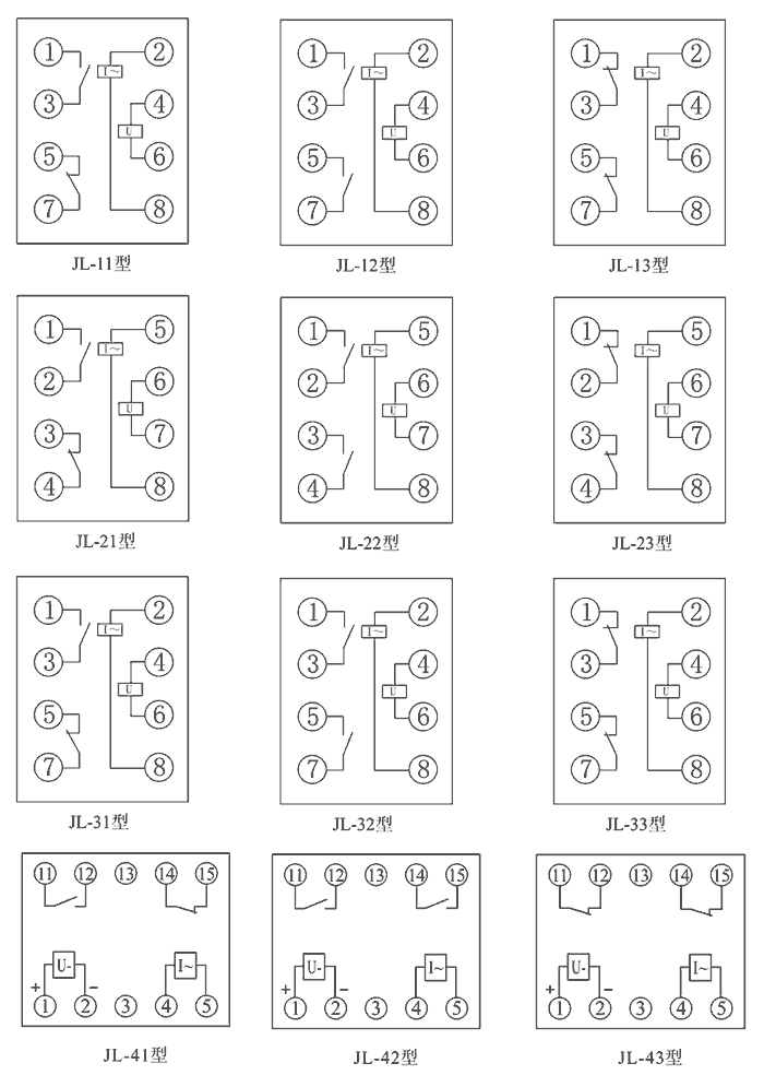 JL-13內(nèi)部接線圖