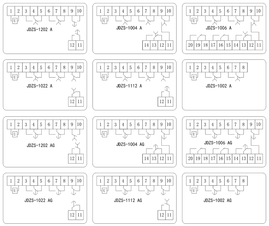 JDZS-1004A內部接線圖