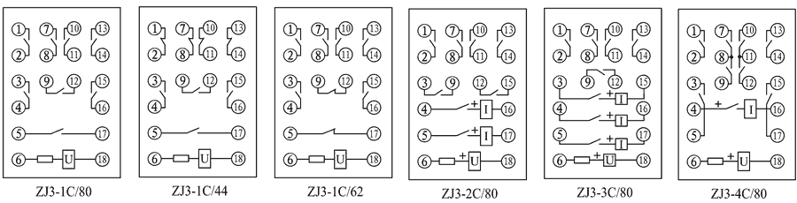 ZJ3-1C/80內(nèi)部接線圖