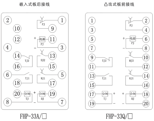 FHP-33A/4內部接線圖