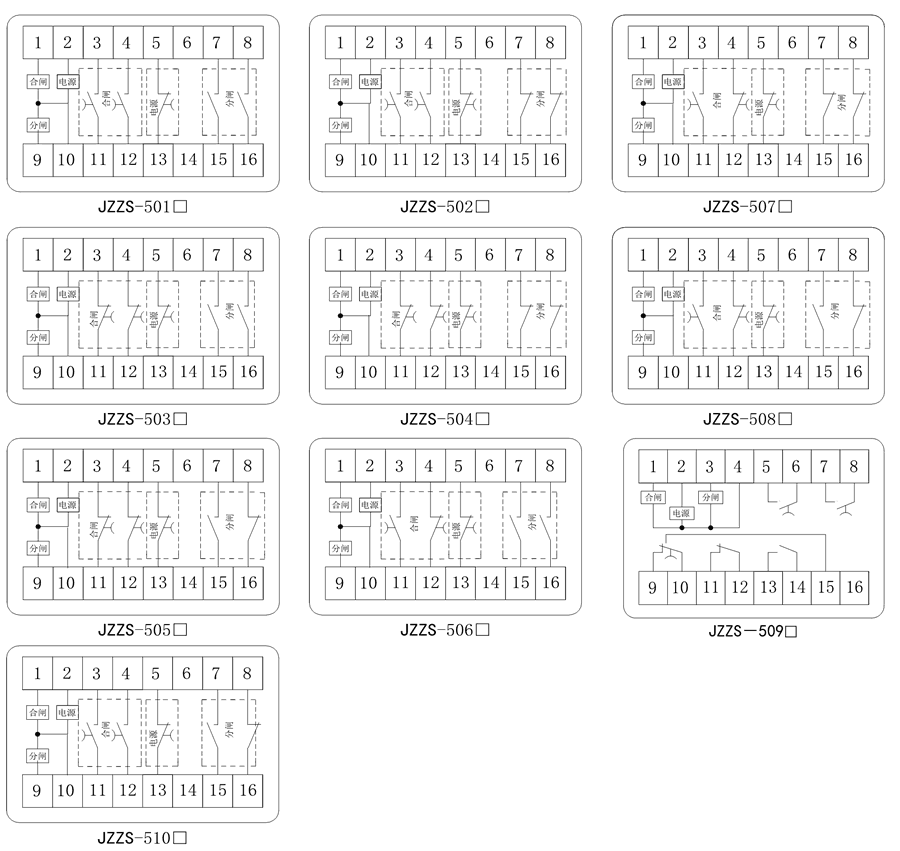 JZZS-5094內部接線圖