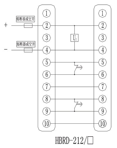 HBRD-212/7內部接線圖